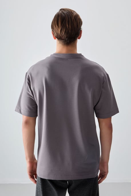 Overmaatse Katoenmix Crew Neck T-Shirt - Image 6
