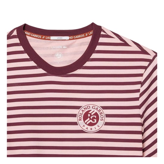 Lacoste Unisex volwassen Roland Garros Edition Regular Tennis T-Shirt (Roze) - Image 2