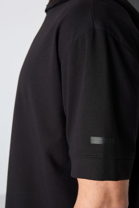 Oversized Hooded Short-Sleeve T-Shirt - Image 3