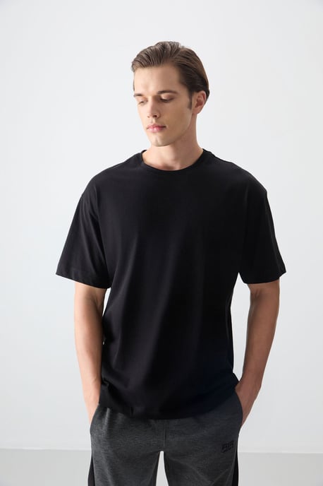 Oversized Katoenen Crew Neck T-Shirt - Image 4