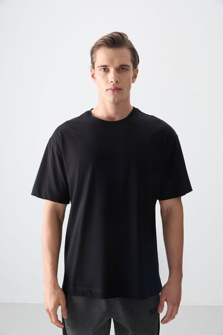 Oversized Katoenen Crew Neck T-Shirt - Image 6