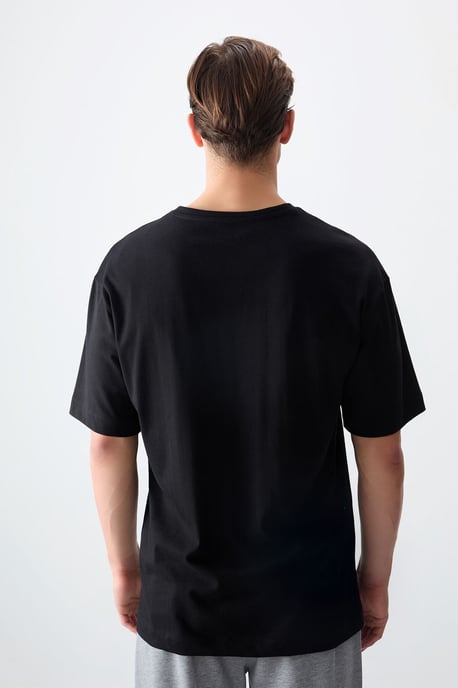 Överdimensionerad bomullströja med rundhals - Image 4