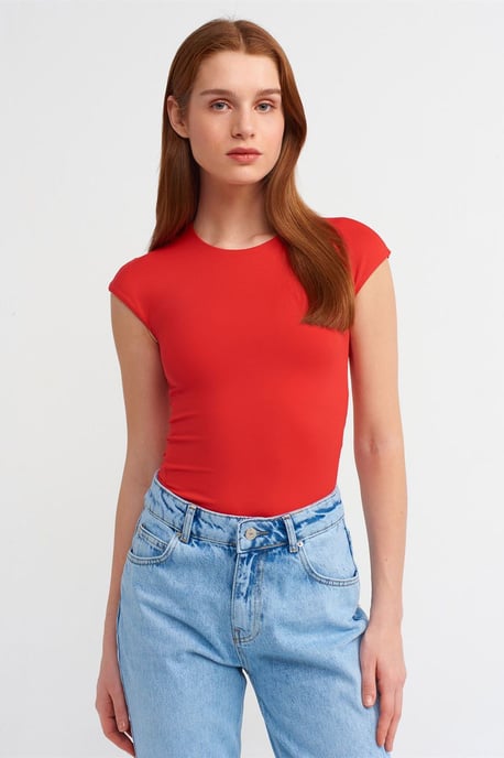 Dames Slim Fit Rundhals T-shirt - Image 1