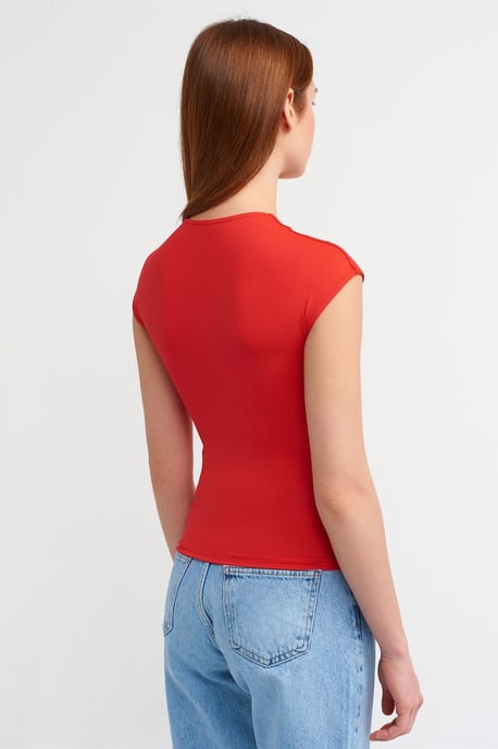 Dames Slim Fit Rundhals T-shirt - Image 2