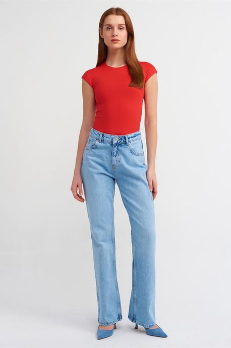 Dames Slim Fit Rundhals T-shirt - Image 3