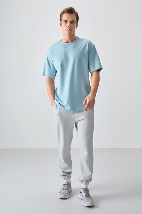 Overmaatse Katoenmix Crew Neck T-Shirt - Image 5