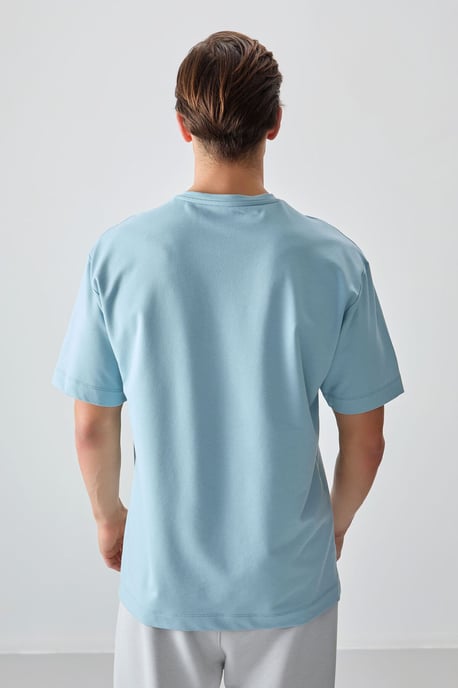 Overmaatse Katoenmix Crew Neck T-Shirt - Image 6