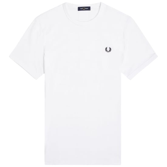 Fred Perry Ringer T-Shirt White - Image 1