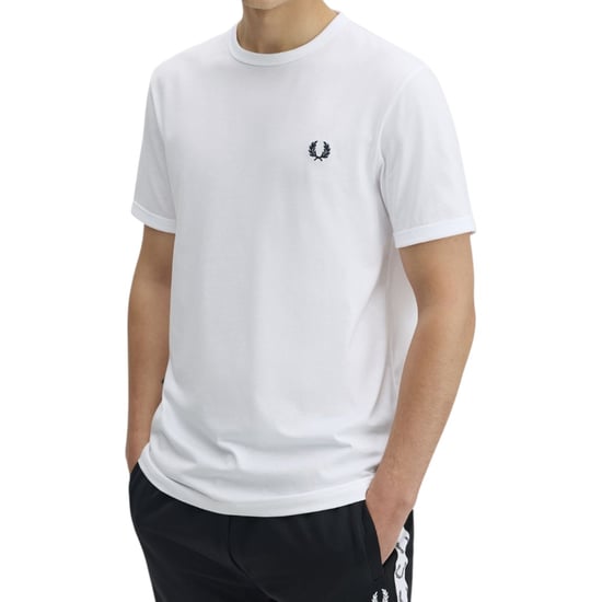 Fred Perry Ringer T-Shirt White - Image 3