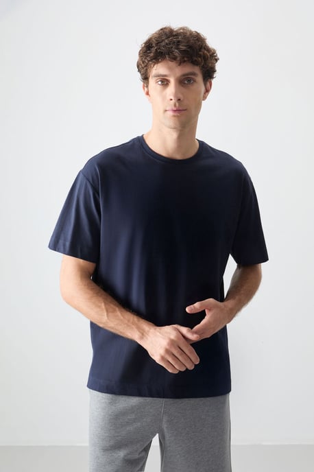 Oversized Katoenen Crew Neck T-Shirt - Image 2