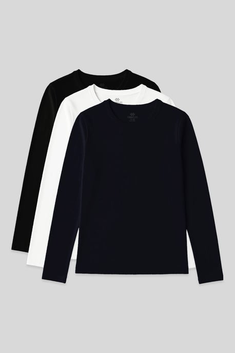 Women's Long-Sleeve Crew Neck T-Shirt - Image 1