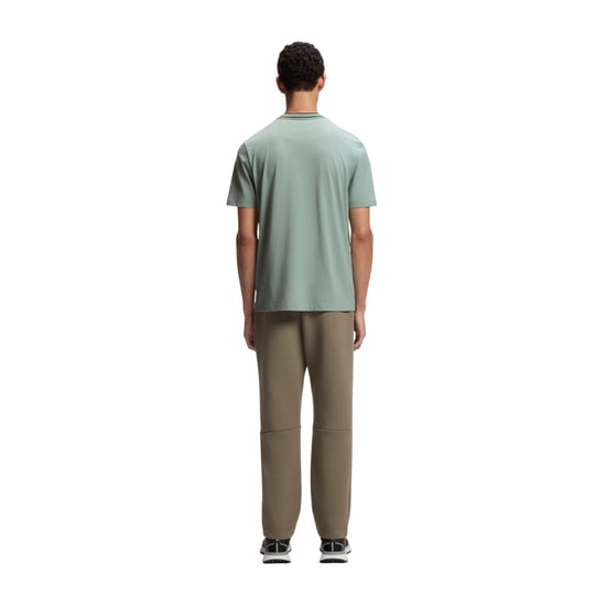 Boss Heren Crew Neck Regular T-shirt (Groen) - Image 2