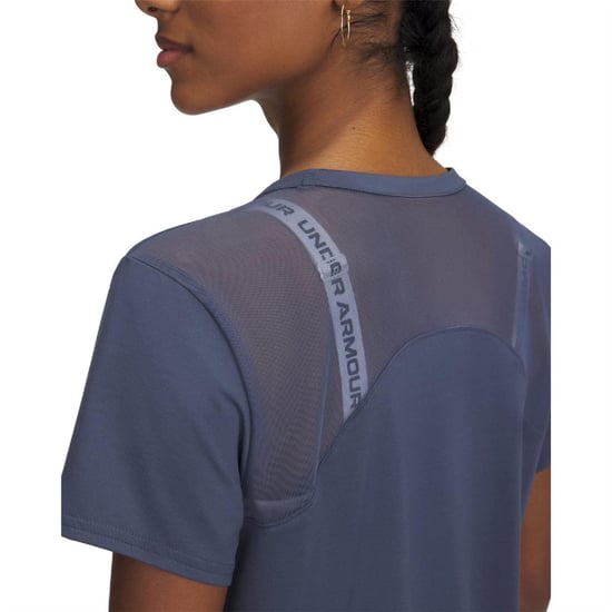 Under Armour Dames/Dames Elite Vanish T-Shirt (Grijs) - Image 3