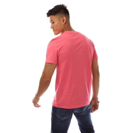 Weekend Offender Heren T-shirt Bridgetown, effen met logo, normale pasvorm (Rose) - Image 2