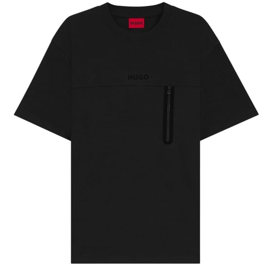 Hugo Boss Dubi Tech T-shirt met relaxte pasvorm voor heren (Zwart) - Image 1
