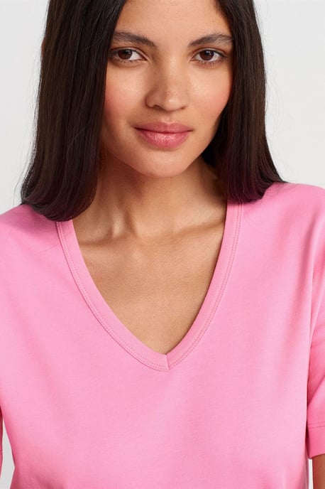 Women's Cotton V-Neck T-Shirt - Image 3
