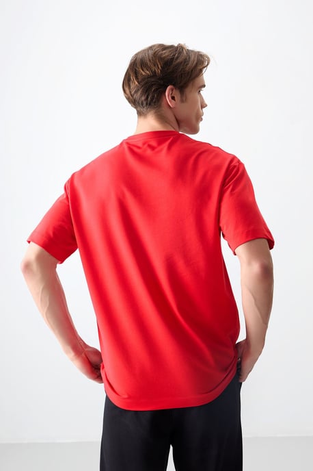 Overmaatse Katoenmix Crew Neck T-Shirt - Image 6
