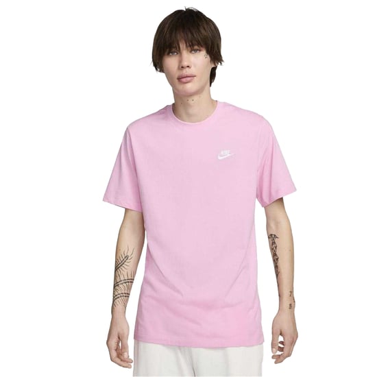 Nike Heren Club T-Shirt (Roze Stijging) - Image 2