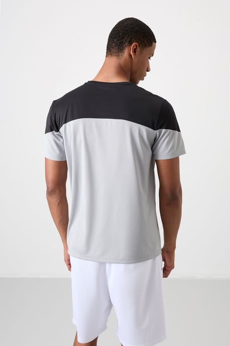 Men's Colour-Blocked Crew Neck T-Shirt - Image 5