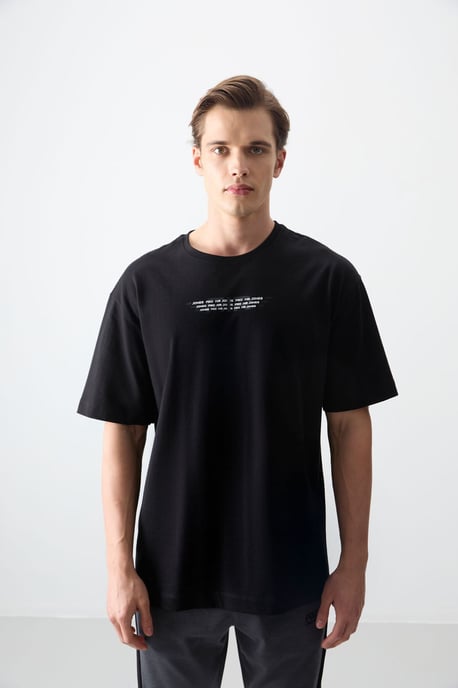 Oversized Cotton Logo T-Shirt - Image 4