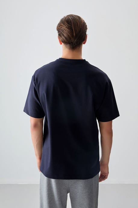 Overmaatse Katoenmix Crew Neck T-Shirt - Image 6