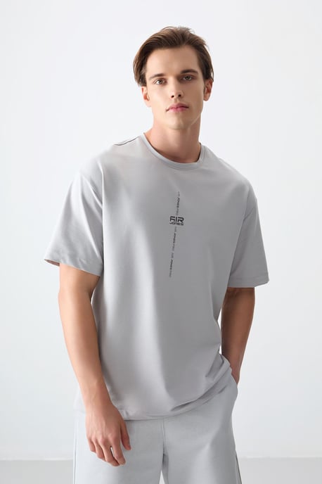 Oversized Geprinte Crew Neck T-shirt - Image 1