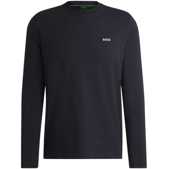 Boss Mens Classic Logo Regular T-Shirt (Mörkblå) - Image 2