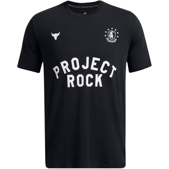 Under Armour Heren Project Rock T-Shirt (Zwart) - Image 1