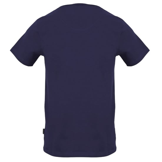 Aquascutum Unisex Adult Lettering Print Crew Neck T-Shirt (Navy) - Image 2