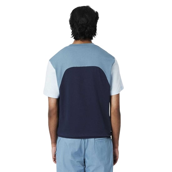 Lacoste Heren Colour Block Jersey T-shirt (Marine) - Image 3