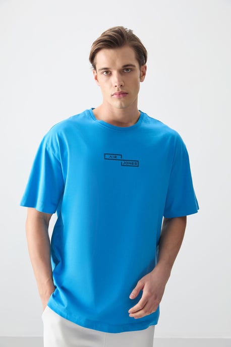 Oversized Katoenen Bedrukt T-shirt - Image 1