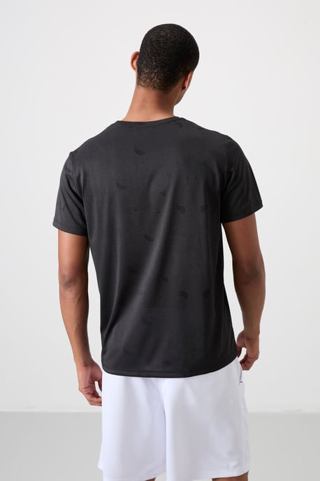 Herrars färgblockerad T-shirt med rund hals - Image 5