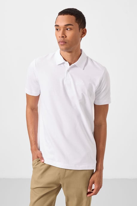 Men's Cotton-Blend Polo T-Shirt - Image 3