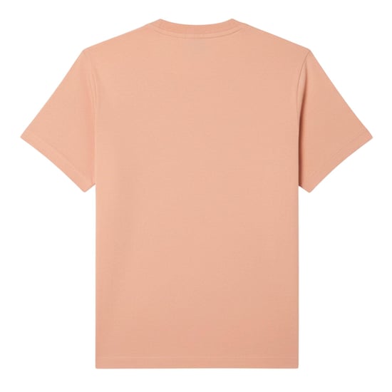 Lacoste Heren Geborduurd Logo Katoenen T-Shirt (Oranje) - Image 3