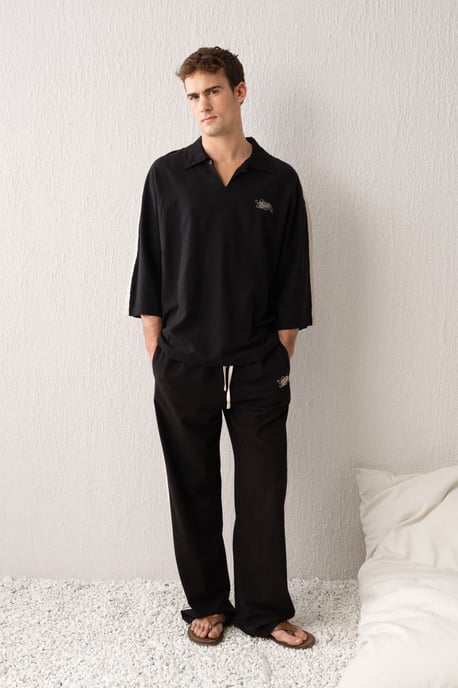 Herrarnas bomullspolo T-shirt - Image 4