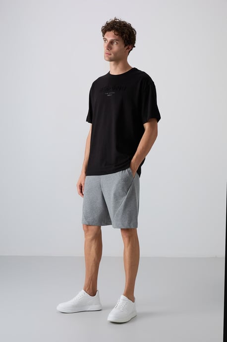 Oversized Cotton-Polyester Logo T-Shirt - Image 4