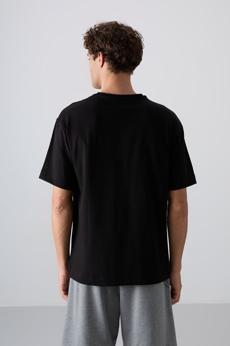 Oversized Cotton-Polyester Logo T-Shirt - Image 5