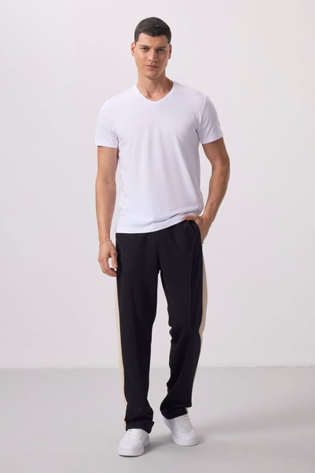 Men's Cotton Elastane V-Neck T-Shirt - Image 4