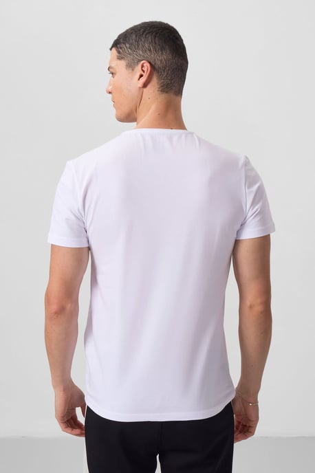 Men's Cotton Elastane V-Neck T-Shirt - Image 5