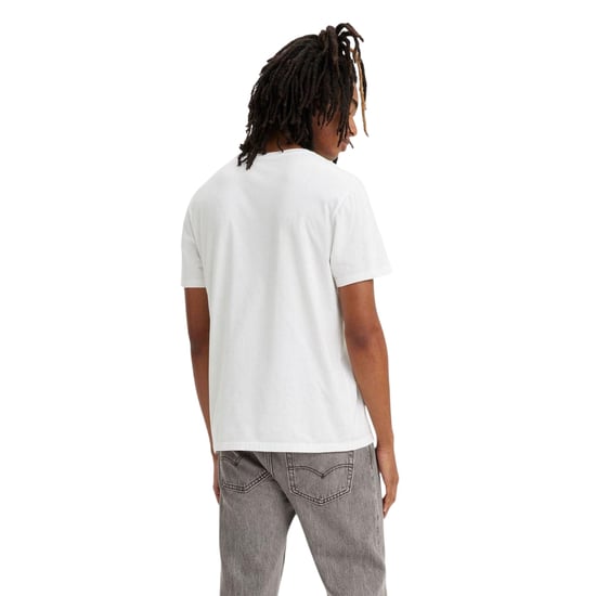 Levis T-shirt med logotyp och rund halsringning för herr (2-pack) (Vit) - Image 2