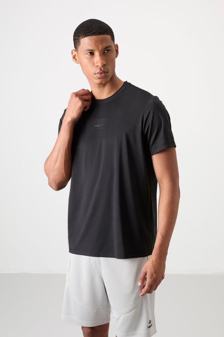 Herrars Regular Fit Logotryck T-shirt - Image 4