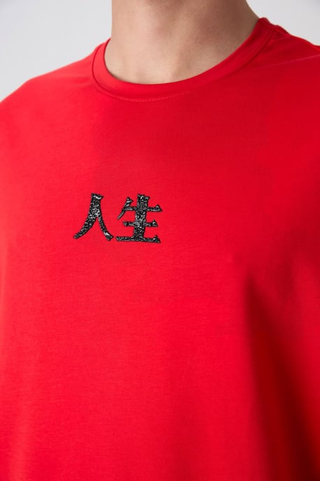 Oversized Geprinte Crew Neck T-shirt - Image 3