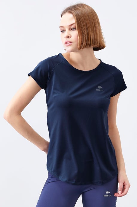 Dames Korte Mouwen Crew Neck T-shirt - Image 2