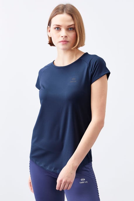 Dames Korte Mouwen Crew Neck T-shirt - Image 5