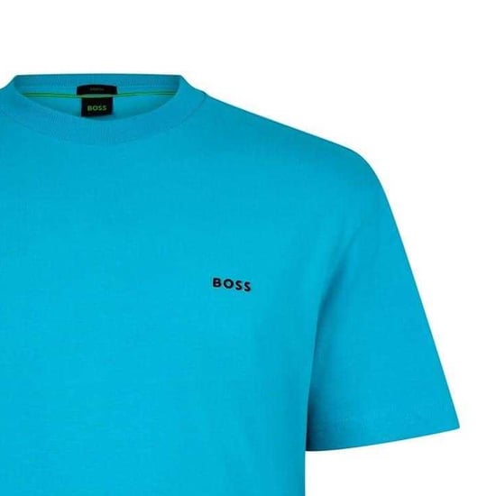 Boss Mens Logo Regular T-Shirt (Pastellblått) - Image 2