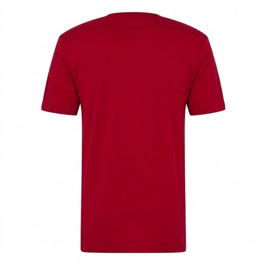 Original Penguin Heren Belettering Crew Hals Regular T-shirt (Salsa) - Image 2