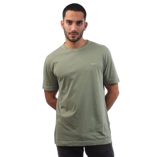 Gant Heren Logo Sunwashed T-shirt (Groen) - Image 2