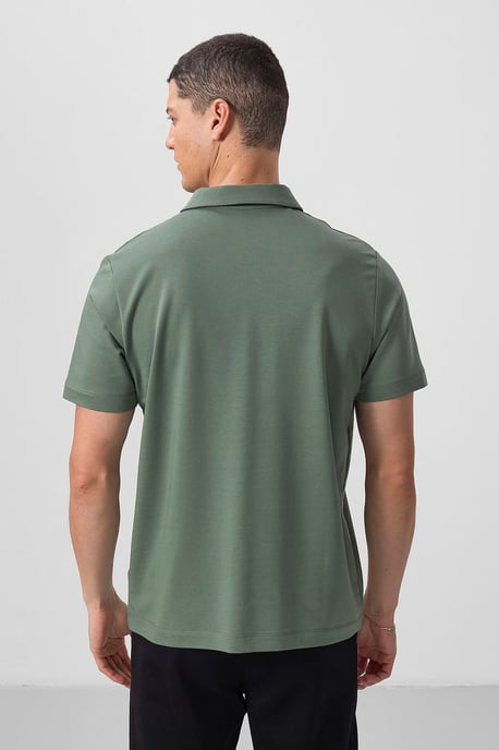 Heren Katoen Elasthaan Polo T-shirt - Image 6