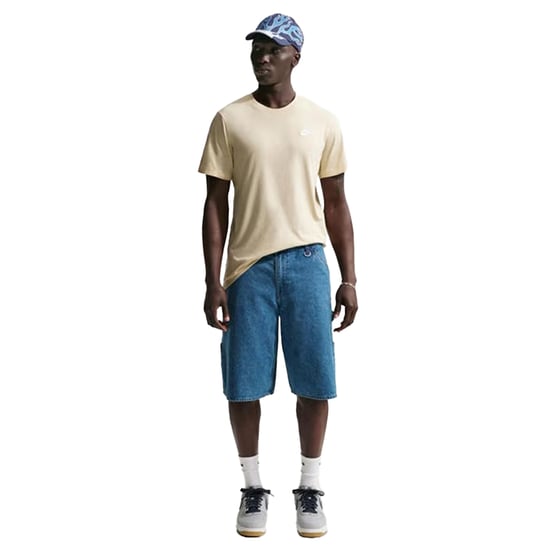 Nike Heren Club T-Shirt (Licht Khaki) - Image 1