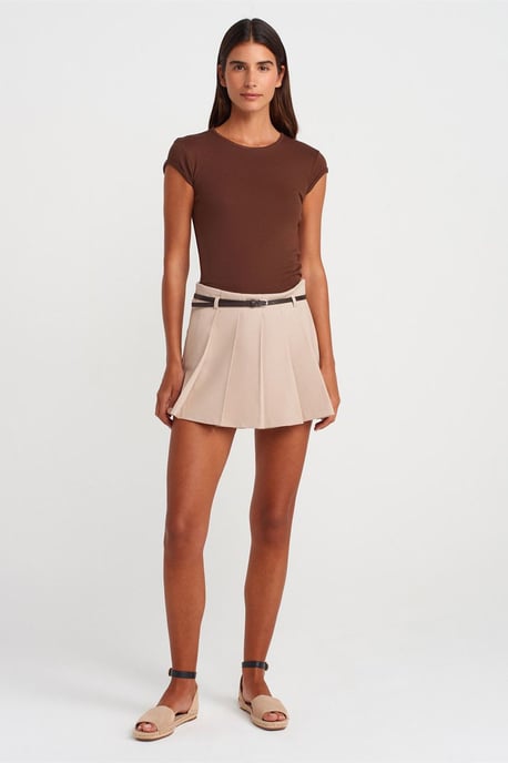 Dames Slim Fit Katoenen Crew Neck T-Shirt - Image 4